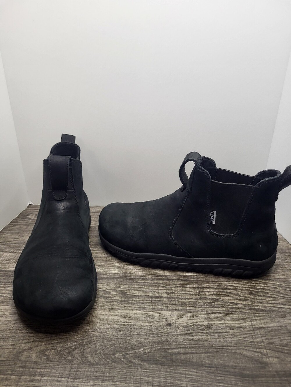 Lems Chelsea Waterproof Boots Black Obsidian Men's Size 13